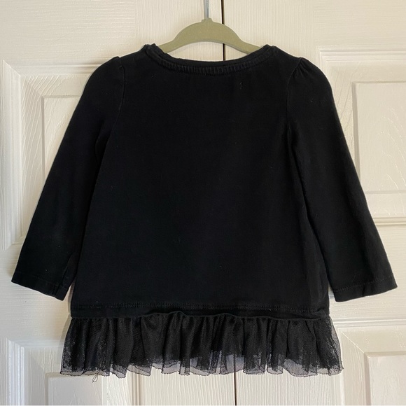 Gymboree Christmas Holiday Shirt Black Love Joy Cheer 12-18 Months - Picture 2 of 8